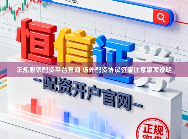 正规股票配资平台查询 场外配资协议签署注意事项说明